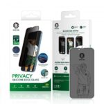 گلس سیلیکون پرایوسی سری X-11 گرین Green 3D Silicon Privacy Glass Xr 11 X Xs 11Pro XsMax 11ProMax